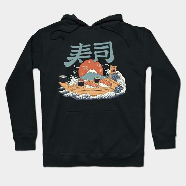 Sushi Pop Hoodie by Vincent Trinidad Art